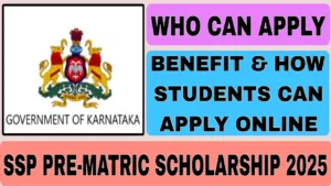 SSP Pre-Matric Scholarship 2025