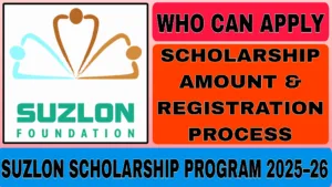 Suzlon Scholarship Program 2025–26